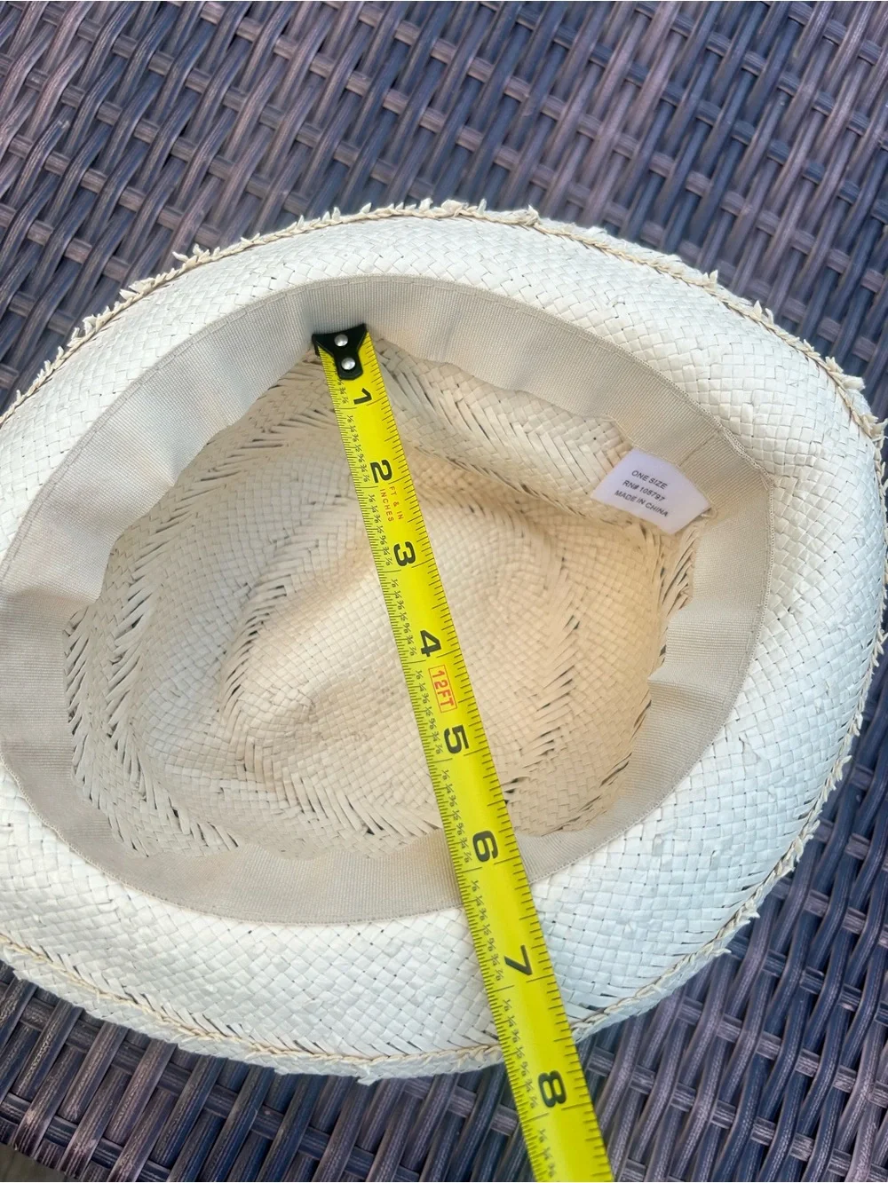 Women's Natural Straw Fedora Hat - Lightweight Summer Style